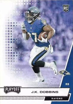 #215 J.K. Dobbins - Baltimore Ravens - 2020 Panini Playoff Football