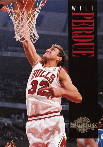 #216 Will Perdue - Chicago Bulls - 1994-95 SkyBox Premium Basketball