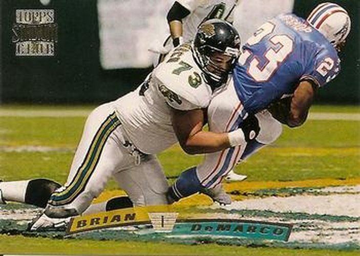 #216 Brian DeMarco - Jacksonville Jaguars - 1996 Stadium Club Football