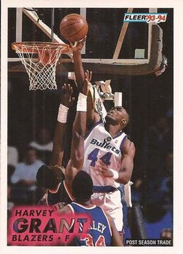 #216 Harvey Grant - Portland Trail Blazers - 1993-94 Fleer Basketball