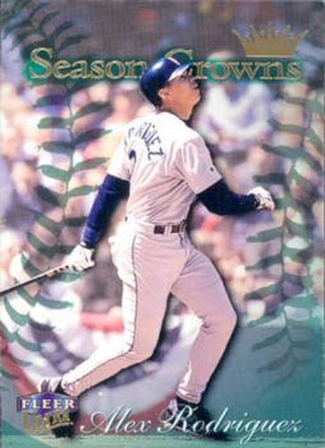 #216 Alex Rodriguez - Seattle Mariners - 1999 Ultra Baseball