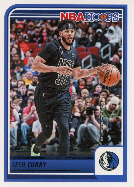 #216 Seth Curry - Dallas Mavericks - 2023-24 Hoops Basketball