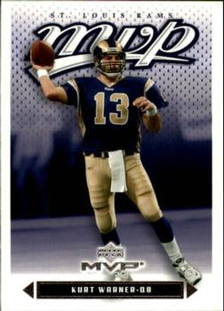 #216 Kurt Warner - St. Louis Rams - 2003 Upper Deck MVP Football