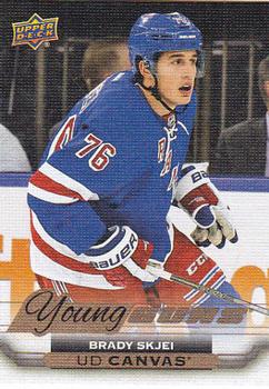 #C216 Brady Skjei - New York Rangers - 2015-16 Upper Deck - UD Canvas Hockey