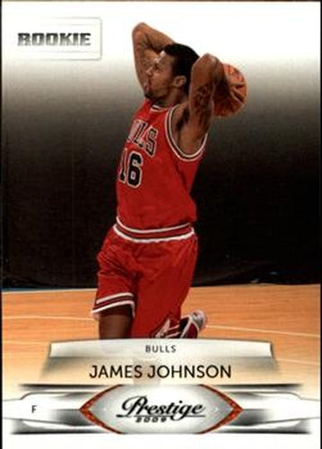 #216 James Johnson - Chicago Bulls - 2009-10 Panini Prestige Basketball