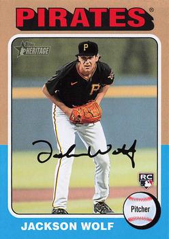#216 Jackson Wolf - Pittsburgh Pirates - 2024 Topps Heritage Baseball