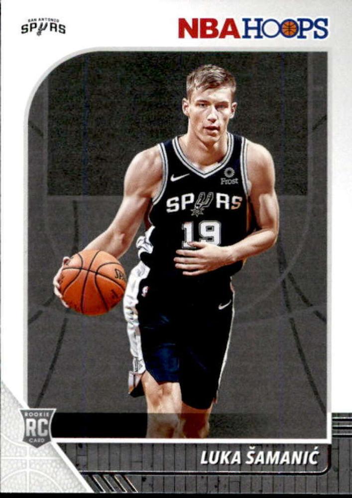 #216 Luka Samanic - San Antonio Spurs - 2019-20 Hoops Basketball