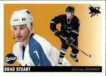 #216 Brad Stuart - San Jose Sharks - 2002-03 Upper Deck Vintage Hockey