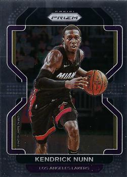 #216 Kendrick Nunn - Los Angeles Lakers - 2021-22 Panini Prizm Basketball