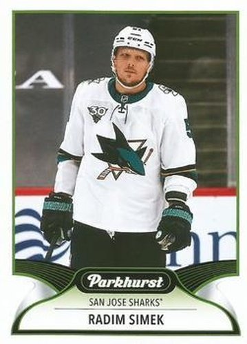 #216 Radim Simek - San Jose Sharks - 2021-22 Parkhurst Hockey