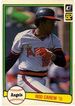 #216 Rod Carew - California Angels - 1982 Donruss Baseball