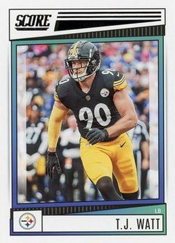 #216 T.J. Watt - Pittsburgh Steelers - 2022 Score Football