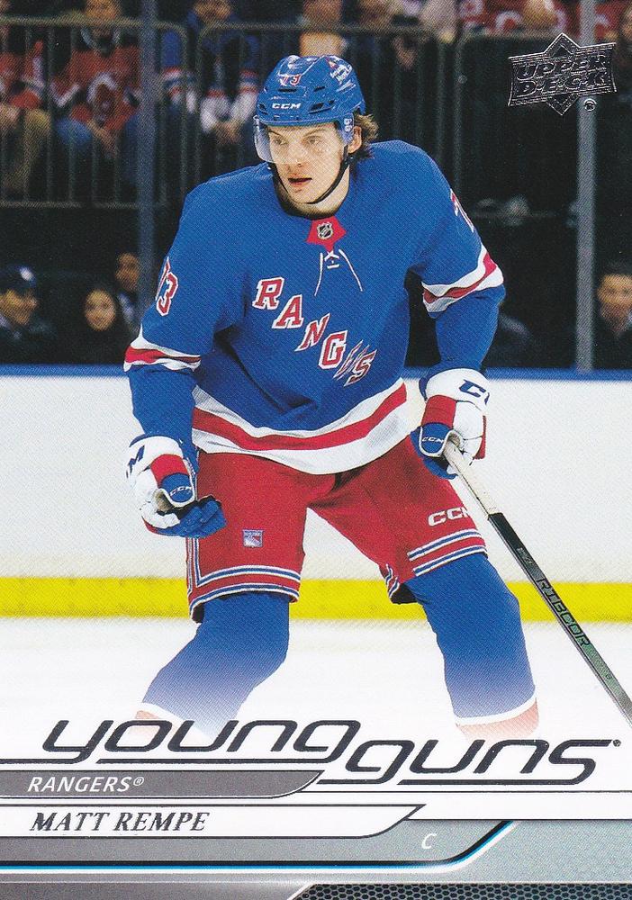 #216 Matt Rempe - New York Rangers - 2024-25 Upper Deck Hockey