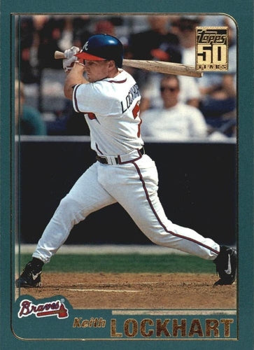 #216 Keith Lockhart - Atlanta Braves - 2001 Topps Baseball