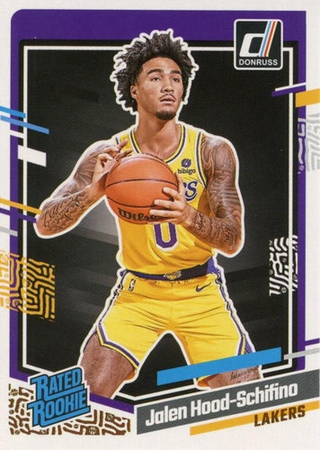 #216 Jalen Hood-Schifino - Los Angeles Lakers - 2023-24 Donruss Basketball