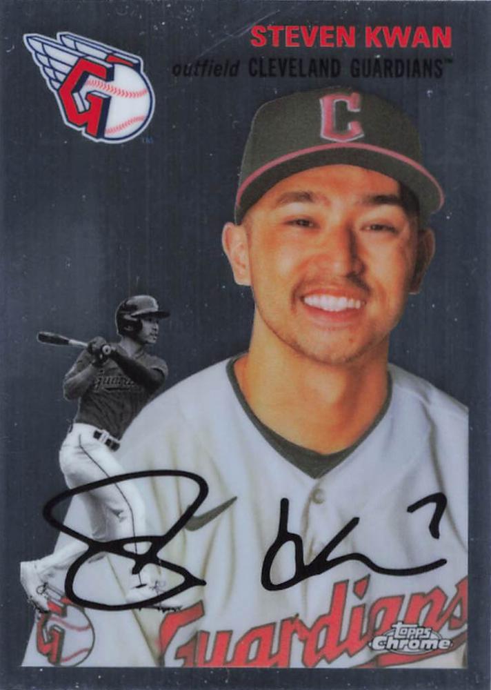#216 Steven Kwan - Cleveland Guardians - 2023 Topps Chrome Platinum Anniversary Baseball