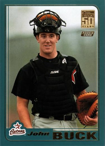 #T216 John Buck - Houston Astros - 2001 Topps Traded & Rookies Baseball