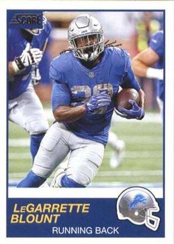 #216 LeGarrette Blount - Detroit Lions - 2019 Score Football