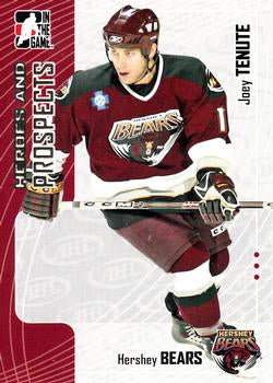 #216 Joey Tenute - Hershey Bears - 2005-06 In The Game Heroes and Prospects Hockey