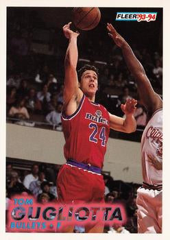 #217 Tom Gugliotta - Washington Bullets - 1993-94 Fleer Basketball