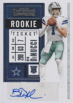#217 Ben DiNucci - Dallas Cowboys - 2020 Panini Contenders Football