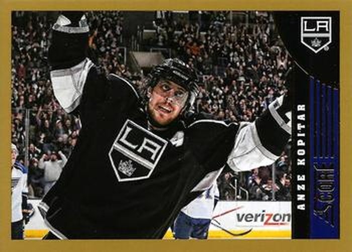 #217 Anze Kopitar - Los Angeles Kings - 2013-14 Score - Gold Hockey