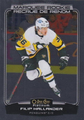 #217 Filip Hallander - Pittsburgh Penguins - 2022-23 O-Pee-Chee Platinum Hockey