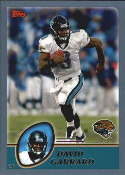 #217 David Garrard - Jacksonville Jaguars - 2003 Topps Football