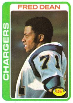 #217 Fred Dean - San Diego Chargers - 1978 Topps Football