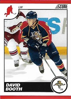 #217 David Booth - Florida Panthers - 2010-11 Score Hockey