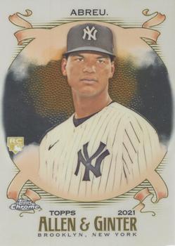 #217 Albert Abreu - New York Yankees - 2021 Topps Allen & Ginter Chrome Baseball