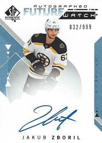 #217 Jakub Zboril - Boston Bruins - 2018-19 SP Authentic Hockey