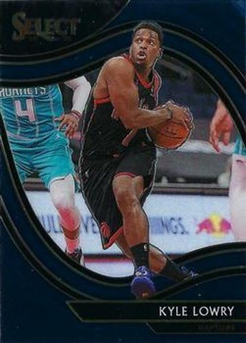 #217 Kyle Lowry - Toronto Raptors - 2020-21 Panini Select - Blue Basketball