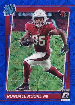 #217 Rondale Moore - Arizona Cardinals - 2021 Donruss Optic - Blue Scope Football