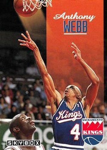 #217 Spud Webb - Sacramento Kings - 1992-93 SkyBox Basketball