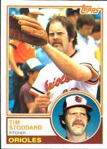 #217 Tim Stoddard - Baltimore Orioles - 1983 Topps Baseball