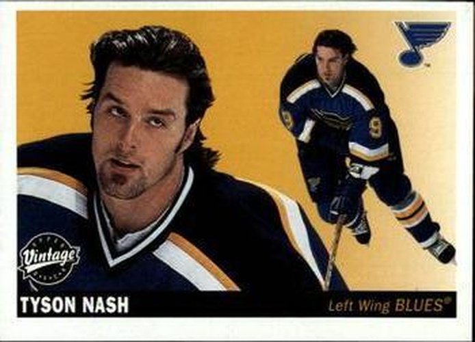 #217 Tyson Nash - St. Louis Blues - 2002-03 Upper Deck Vintage Hockey