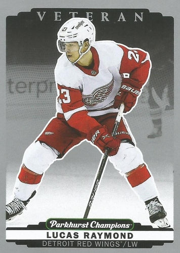 #217 Lucas Raymond - Detroit Red Wings - 2022-23 Parkhurst Champions - Silver Hockey