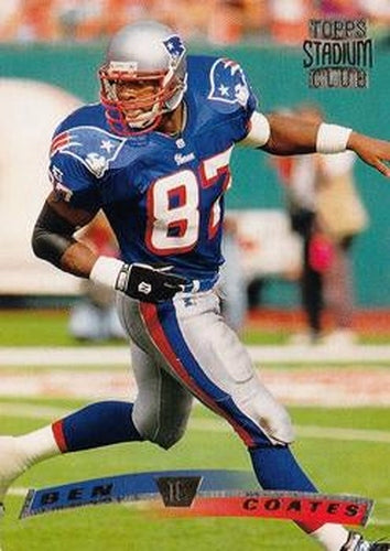 #217 Ben Coates - New England Patriots - 1996 Stadium Club Football
