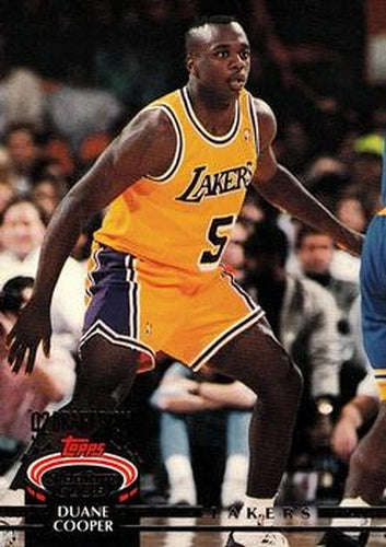 #217 Duane Cooper - Los Angeles Lakers - 1992-93 Stadium Club Basketball