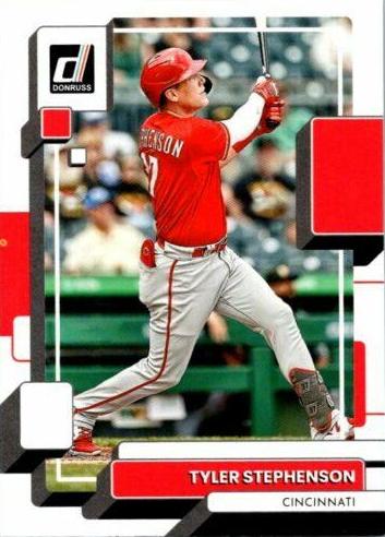 #218 Tyler Stephenson - Cincinnati Reds - 2022 Donruss Baseball