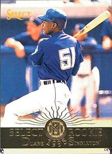 #218 Duane Singleton - Milwaukee Brewers - 1995 Select Baseball