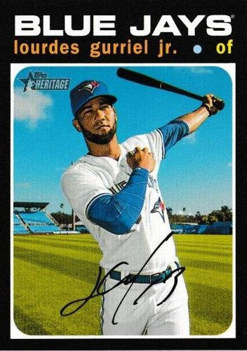 #218 Lourdes Gurriel Jr. - Toronto Blue Jays - 2020 Topps Heritage Baseball