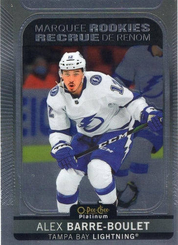 #218 Alex Barre-Boulet - Tampa Bay Lightning - 2021-22 O-Pee-Chee Platinum Hockey