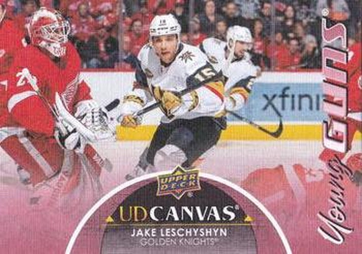 #C218 Jake Leschyshyn - Vegas Golden Knights - 2021-22 Upper Deck - UD Canvas Hockey