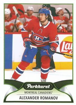 #218 Alexander Romanov - Montreal Canadiens - 2021-22 Parkhurst Hockey