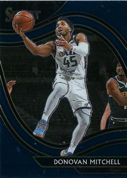 #218 Donovan Mitchell - Utah Jazz - 2020-21 Panini Select - Blue Basketball
