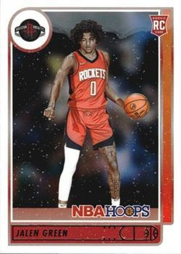 #218 Jalen Green - Houston Rockets - 2021-22 Hoops Winter Basketball