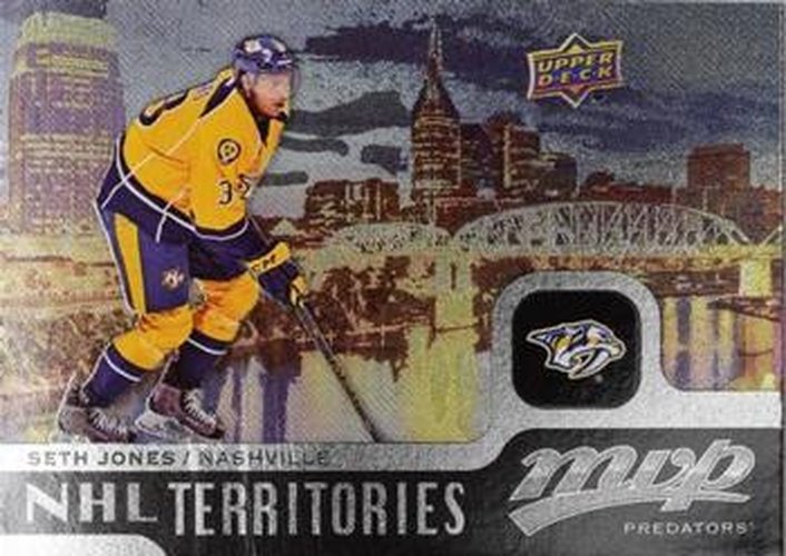 #218 Seth Jones - Nashville Predators - 2015-16 Upper Deck MVP Hockey