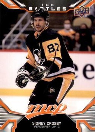#218 Sidney Crosby - Pittsburgh Penguins - 2022-23 Upper Deck MVP - Ice Battles Hockey
